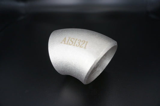 SS321 Sch10 45° Long Radius Pipe
