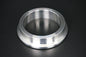 Garrett V-band turbine inlet flange 76mm OD, machined 304 stainless, spigot side