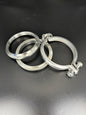 76mm V-band kit with stainless steel flanges and split stainless steel clamp